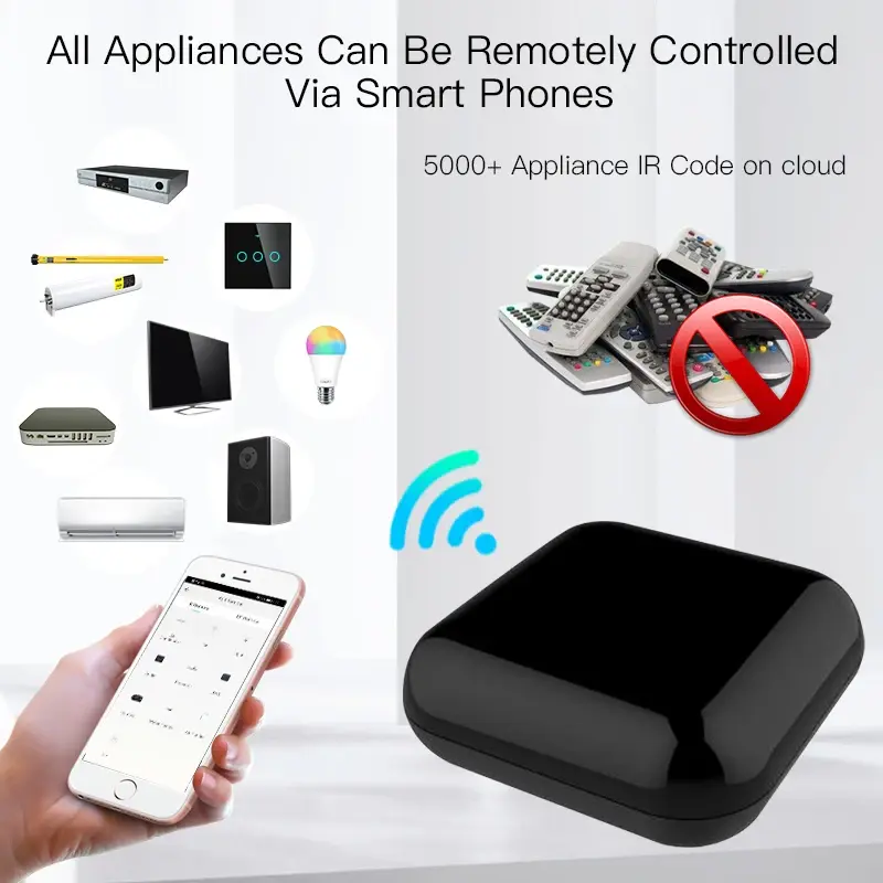 MOES New WiFi RF IR Universal Remote Controller RF Appliances Appliances Tuya Sm
