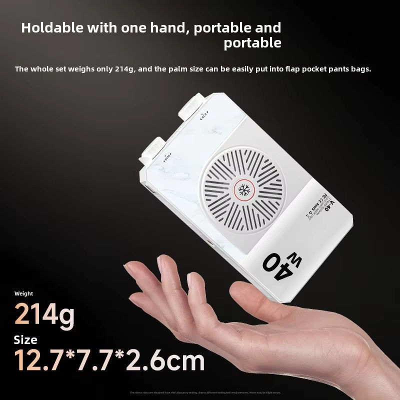 40W Mini Portable LED Fill Video Light with Built-In Rechargeable Battery Fill L