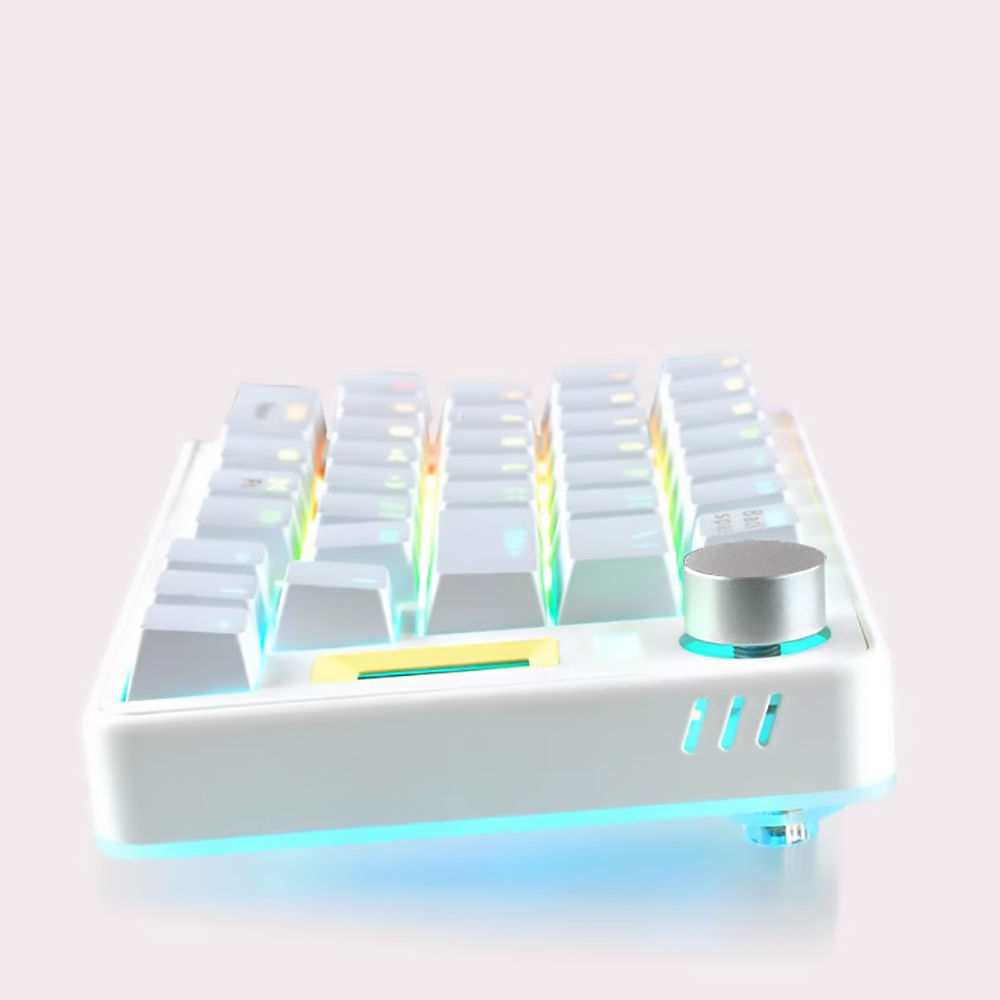 Programmable Ergonomic Split Keyboard One-Handed Mechanical Gaming Keypad with R