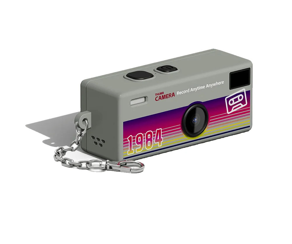 Retro 1984 Mini Keychain Camera – 1080P HD