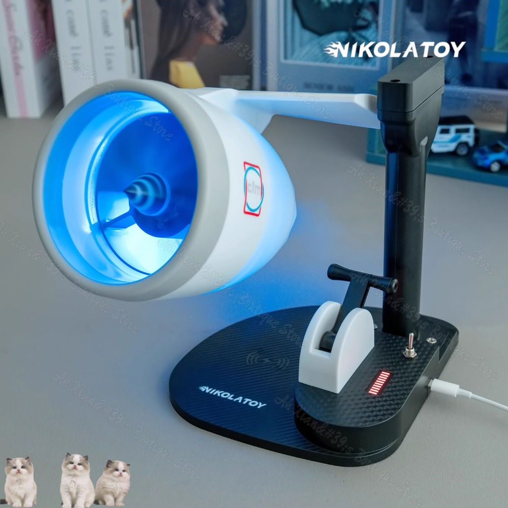 24-hour shipping NIKOLATOY Creative Desktop USB Airplane Engine Turbo JetFan wit