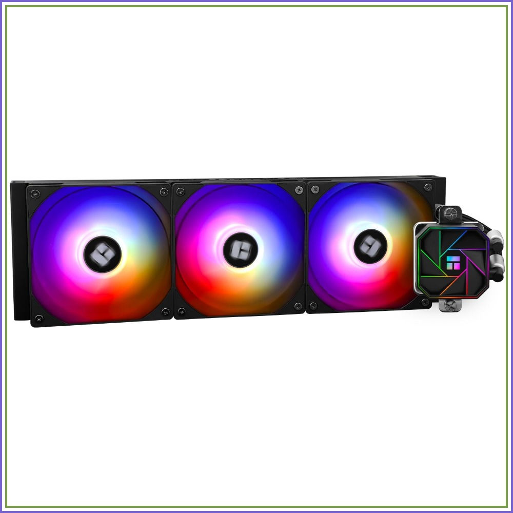 360mm AIO CPU Liquid Cooler, ARGB PWM Fans, Intel LGA1700/1200/115X & AMD AM5/AM