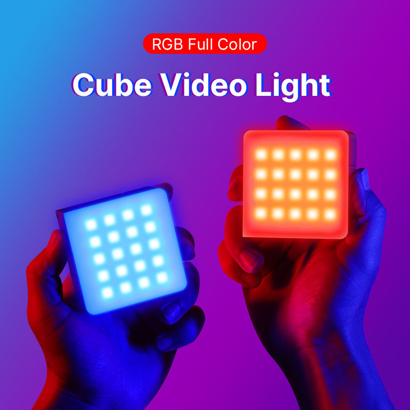 Updated Ulanzi VL49 RGB PRO Video Light 2500K-9000K LED Camera Light 2500mAh Rec