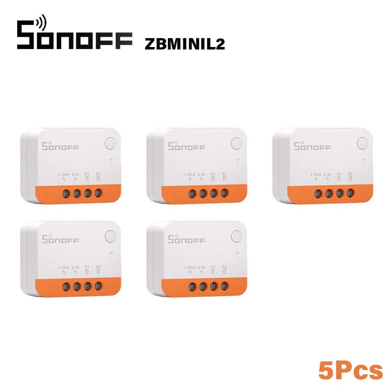 SONOFF ZBMINI L2 Zigbee Smart Switch Mini L2 Zigbee ZBMINIL2 No Neutral Wire Two