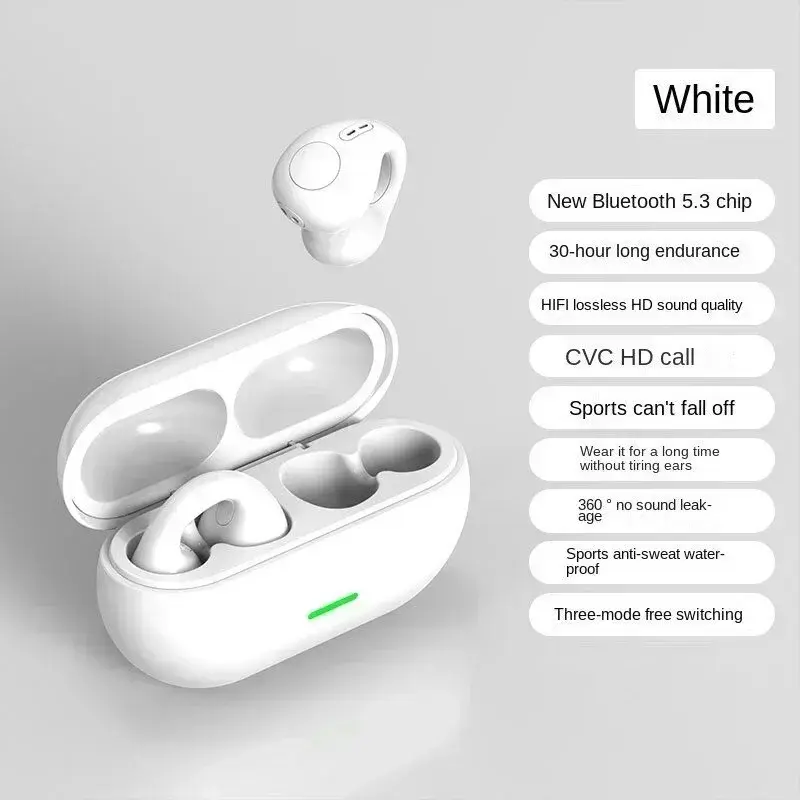 T75 Bone Conduction Wireless Bluetooth 5.3 Headphones Sports Earphones HiFi Soun