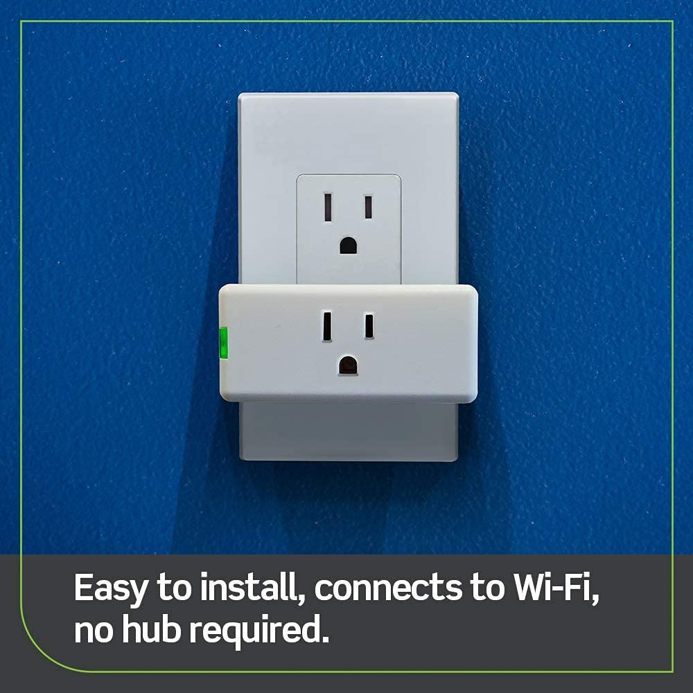 Smart Wi-Fi Plug 2nd Gen, Works with Matter, Alexa, Google, Apple Home, White