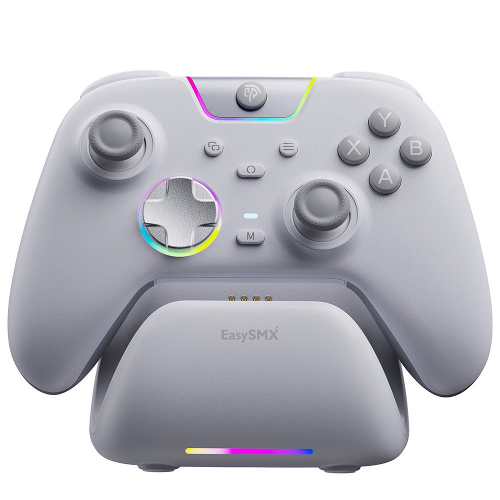 Wireless Gamepad EasySMX X05Pro Charging Dock Controller Compatible with EA Spor