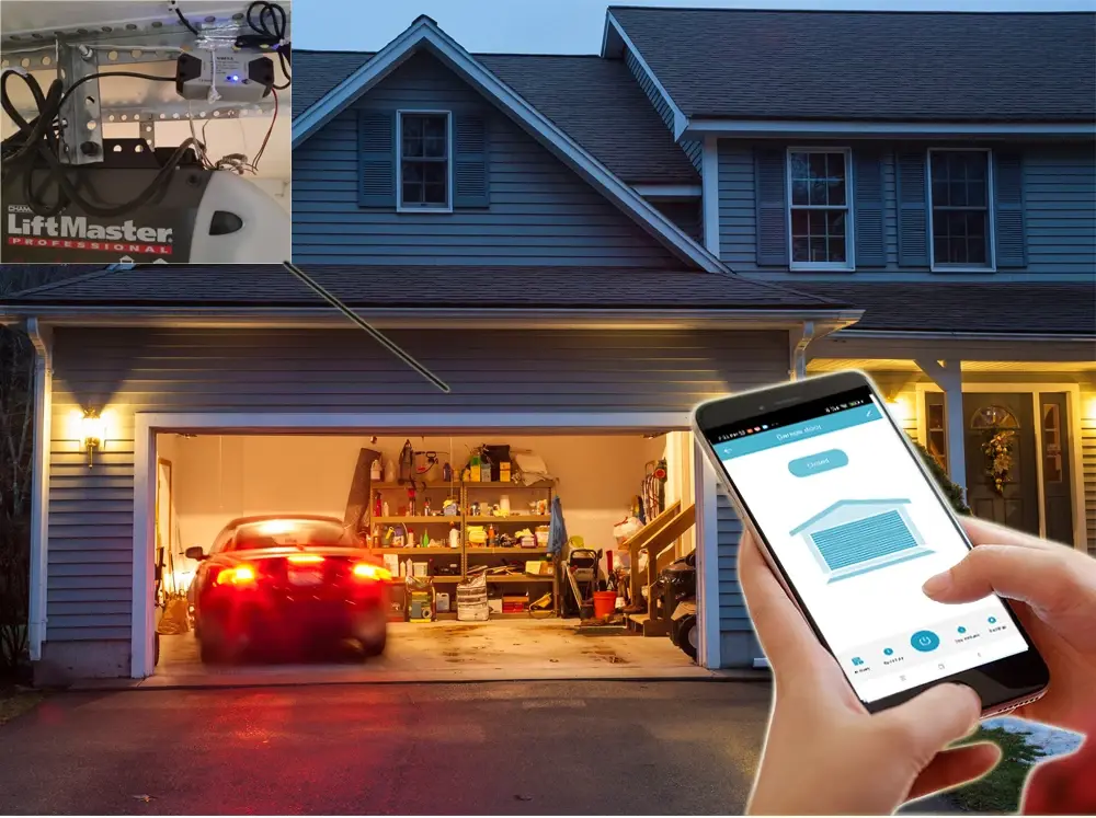 Wofea Smart WiFi Garage Door Opener Switch Controller Compatible with Alexa Echo