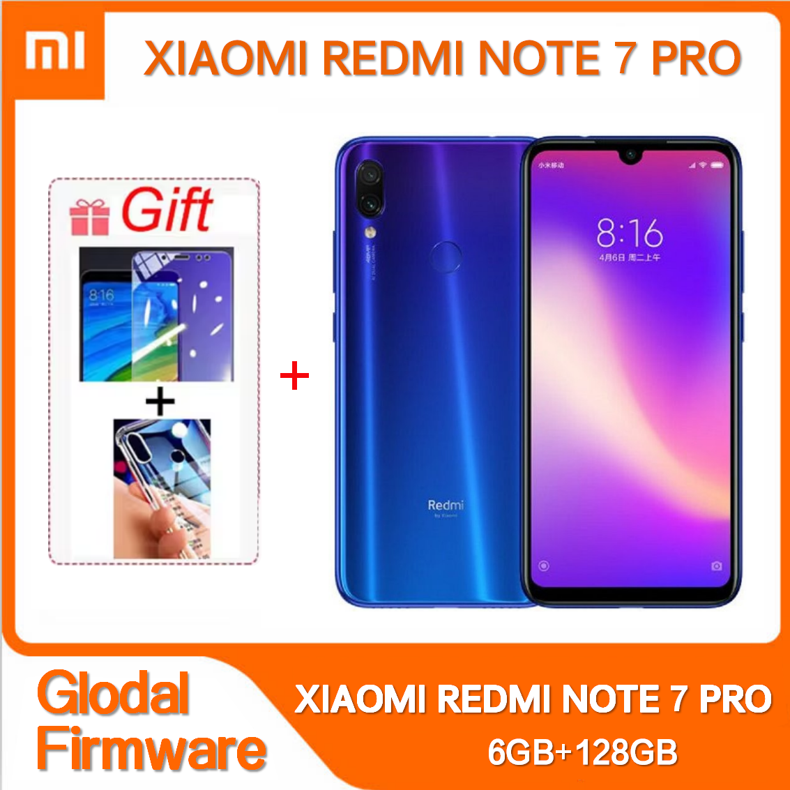 Note 7 PRO 6GB 128GB Xiaomi Redmi Original Smartphone Snapdragon 660AIE Android