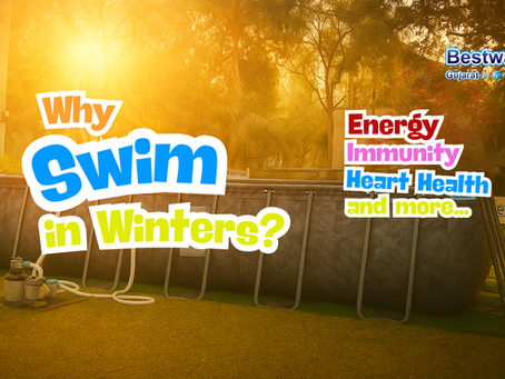 Why Swim in Winters - Bestway Frame pools for perfect health!