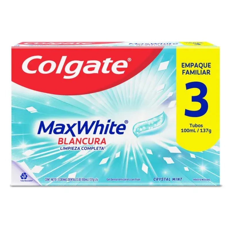 Crema dental Colgate max write 3 x 100gr