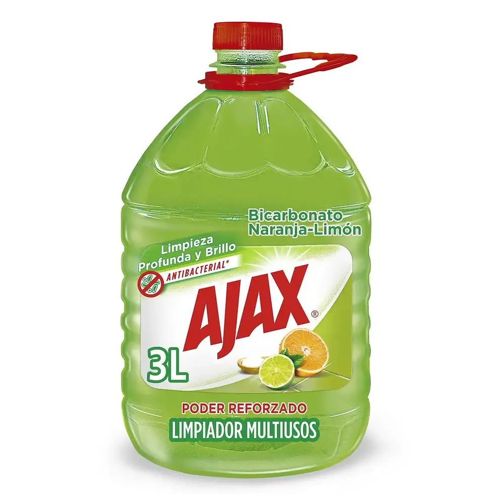 Limpia Pisos AJAX Bicarbonato Naranja Limón (3000 ml)