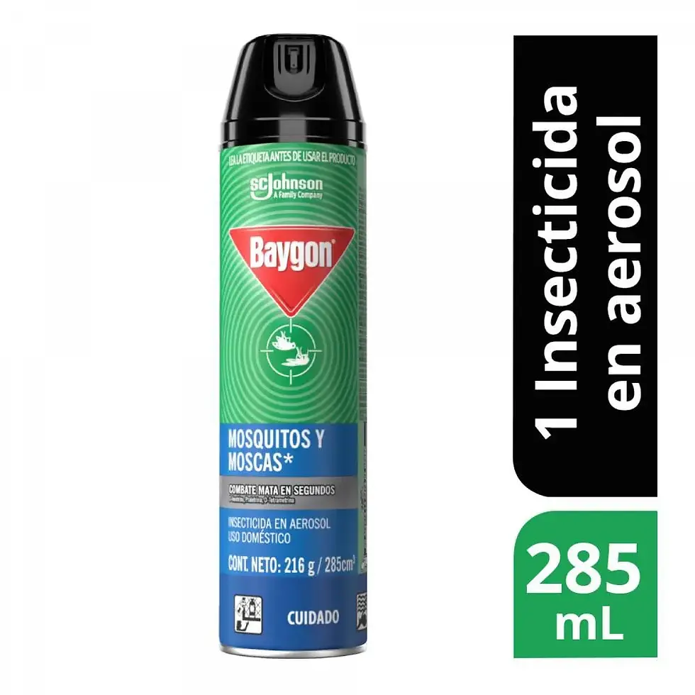 Insecticida Aerosol Mata Insectos Voladores BAYGON 285cc