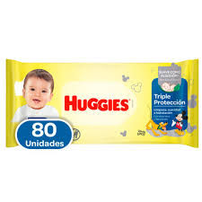 toallas húmedas huggies por 80nid