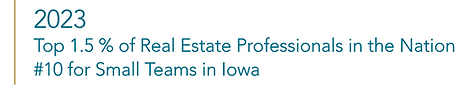 2023 top 1.5% of Realtors in the Nation