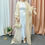 Miniatura: 'Nashwa' Puffy Kimono Abaya - Beige