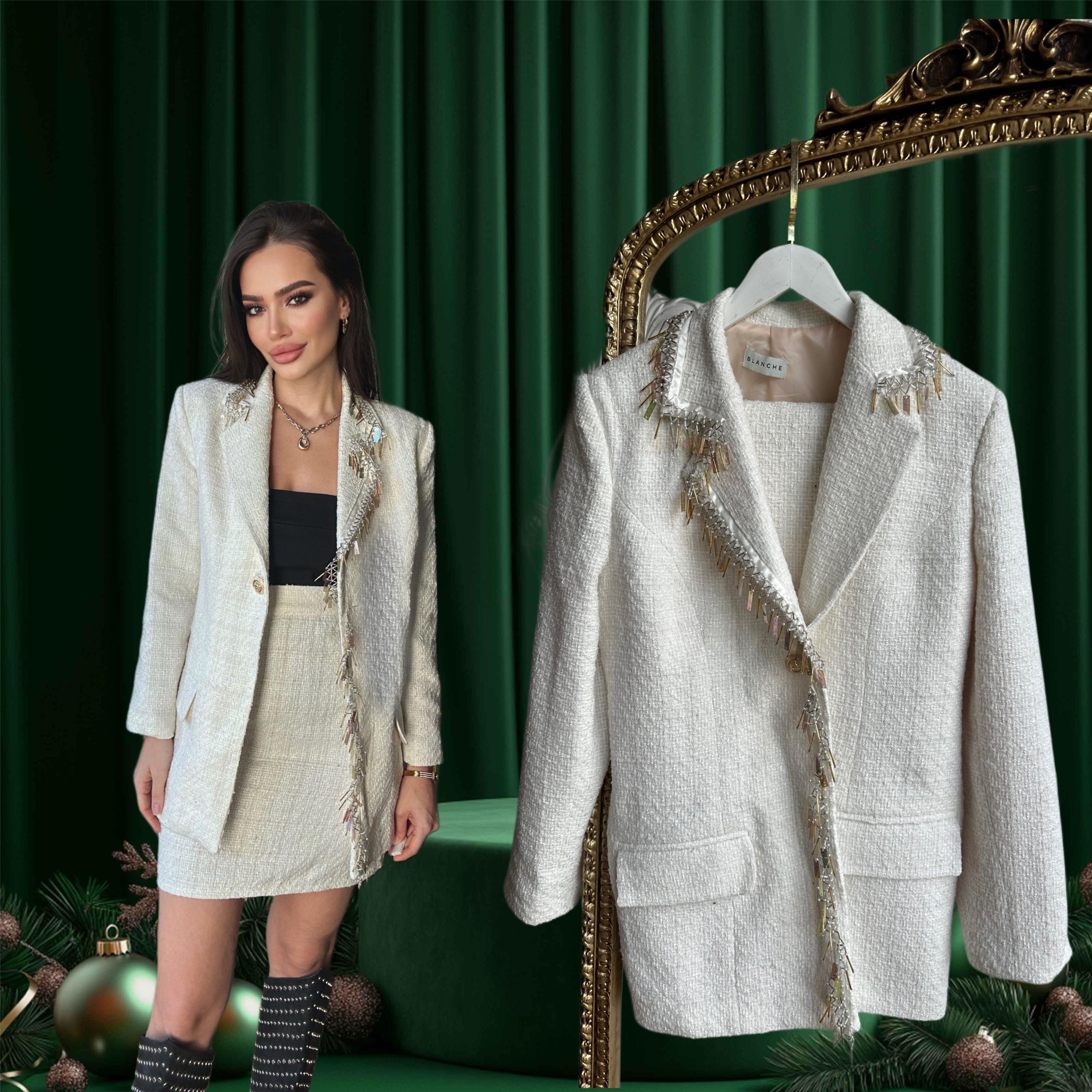 Tasarım Tüvit Etek Takım