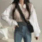 Thumbnail: Korean Shirt Y2k Tops False Two-Piece Polo Collar Women's Blouse Spring Casual