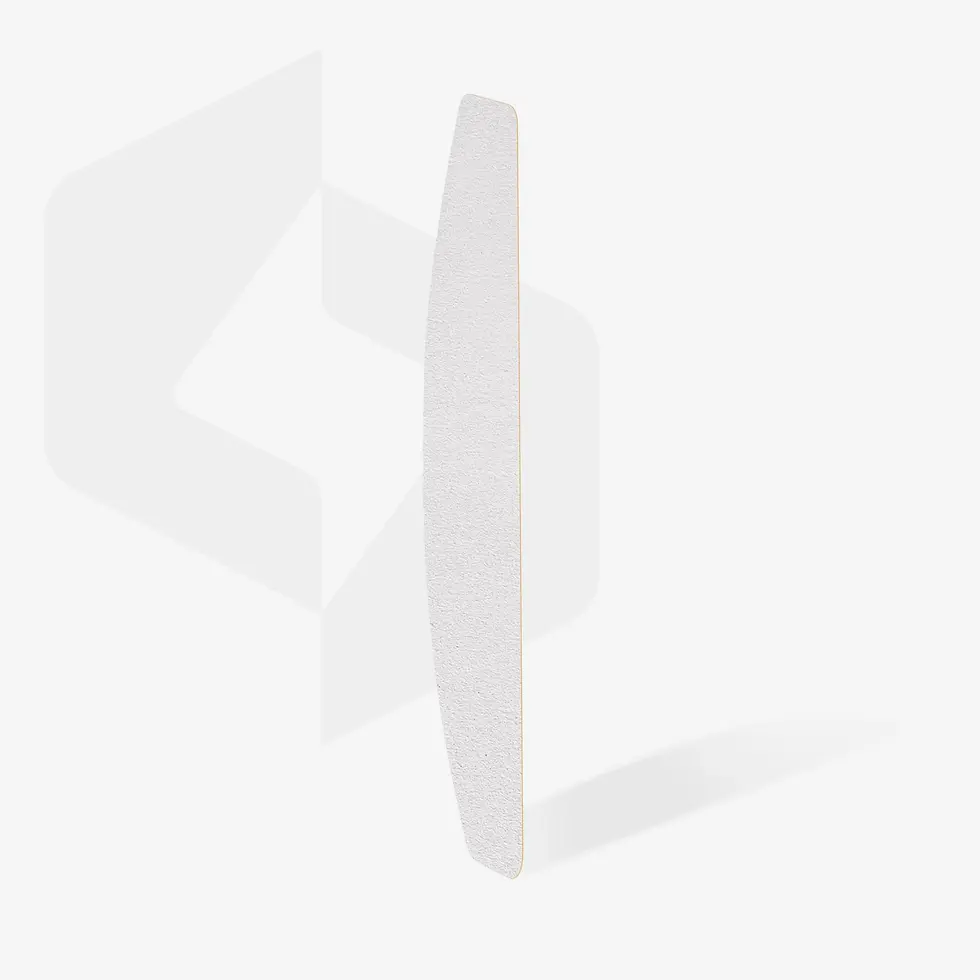 Thumbnail: STALEKS EXPERT 42 Adhesive nail files for crescent base, 150 grit (50 pcs)