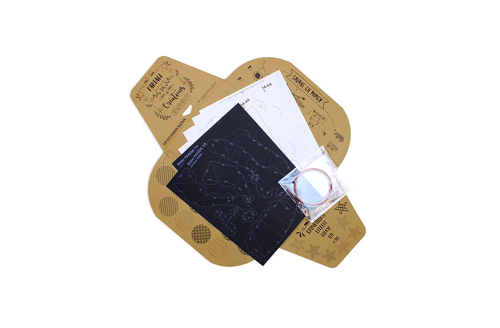 Miniature : TROPHEE BABIES PANDA - PAPIER 3D