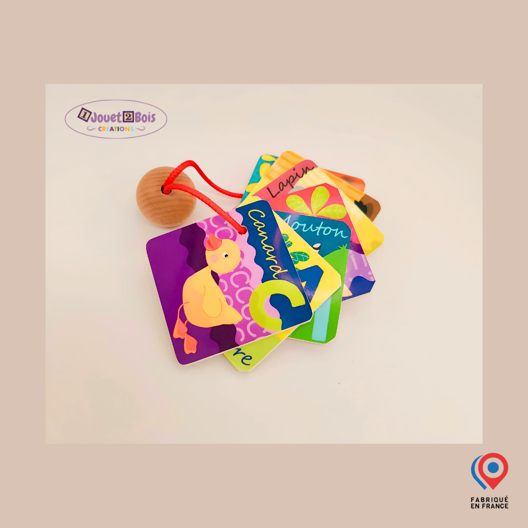 Livre Prénom en bois - 7 lettres