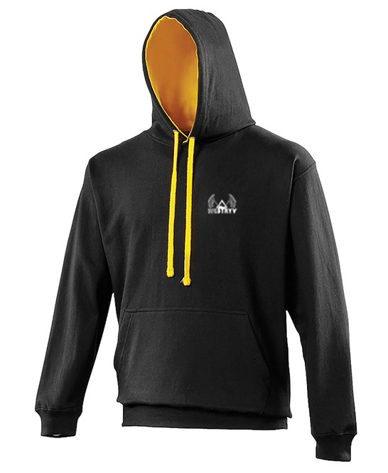 WeStrtv Black & Amber Hoodie