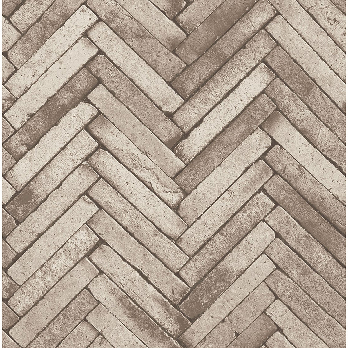 Diagonal Slate Taupe Ryon Wallpaper