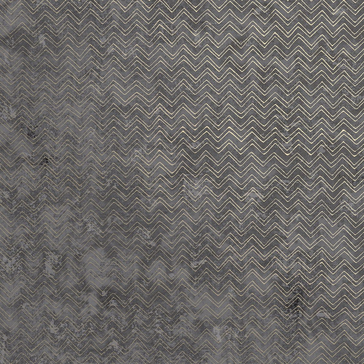 Luna Charcoal Distressed Chevron Wallpaper