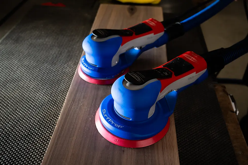 Thumbnail: Two 5" Electric Ray Gen 2+ Pro Sander side by side