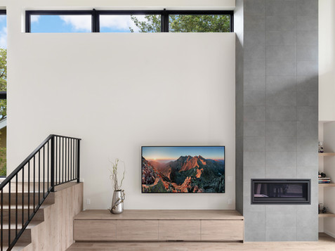 Architectural Photography, interior design photo of modern Seattle home.  11