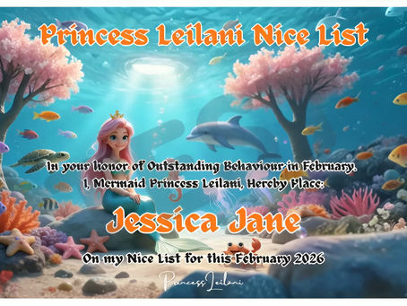 A 30-Day Family Challenge to Earn the Mermaid Princess Nice List