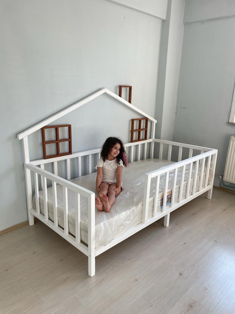 Küçük resim: AKASYA Montessori Ahşap Karyola