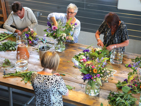 Workshop zomers veldboeket