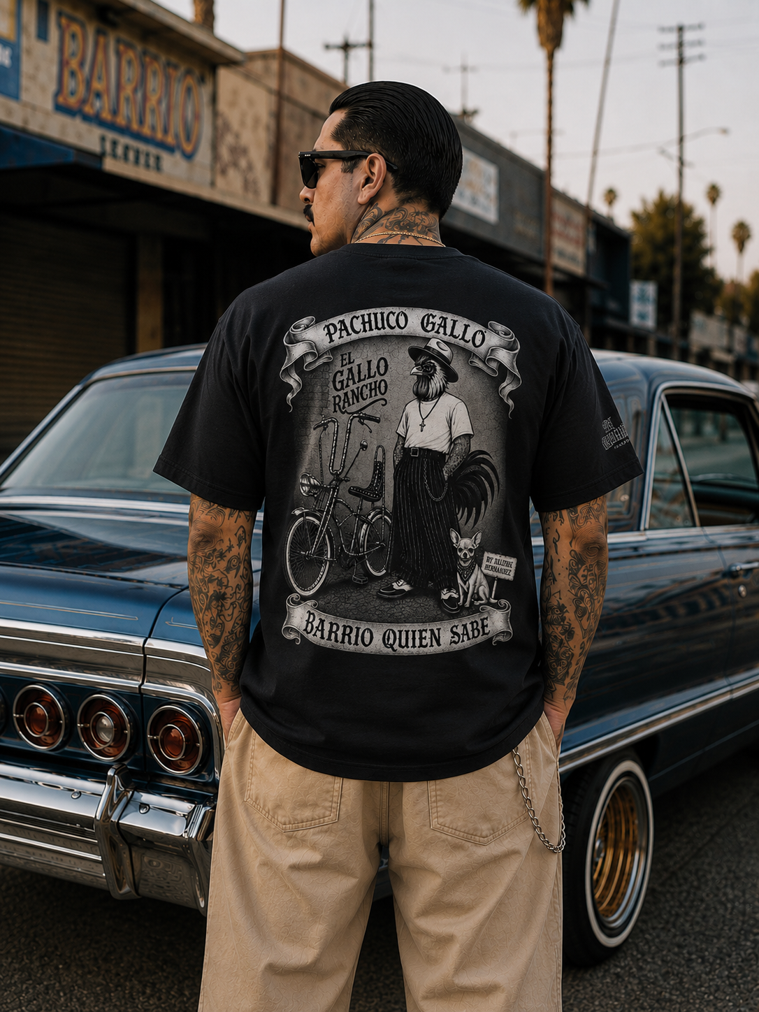 PACHUCO GALLO Men's Box Tee | Cotton Heritage MC1087