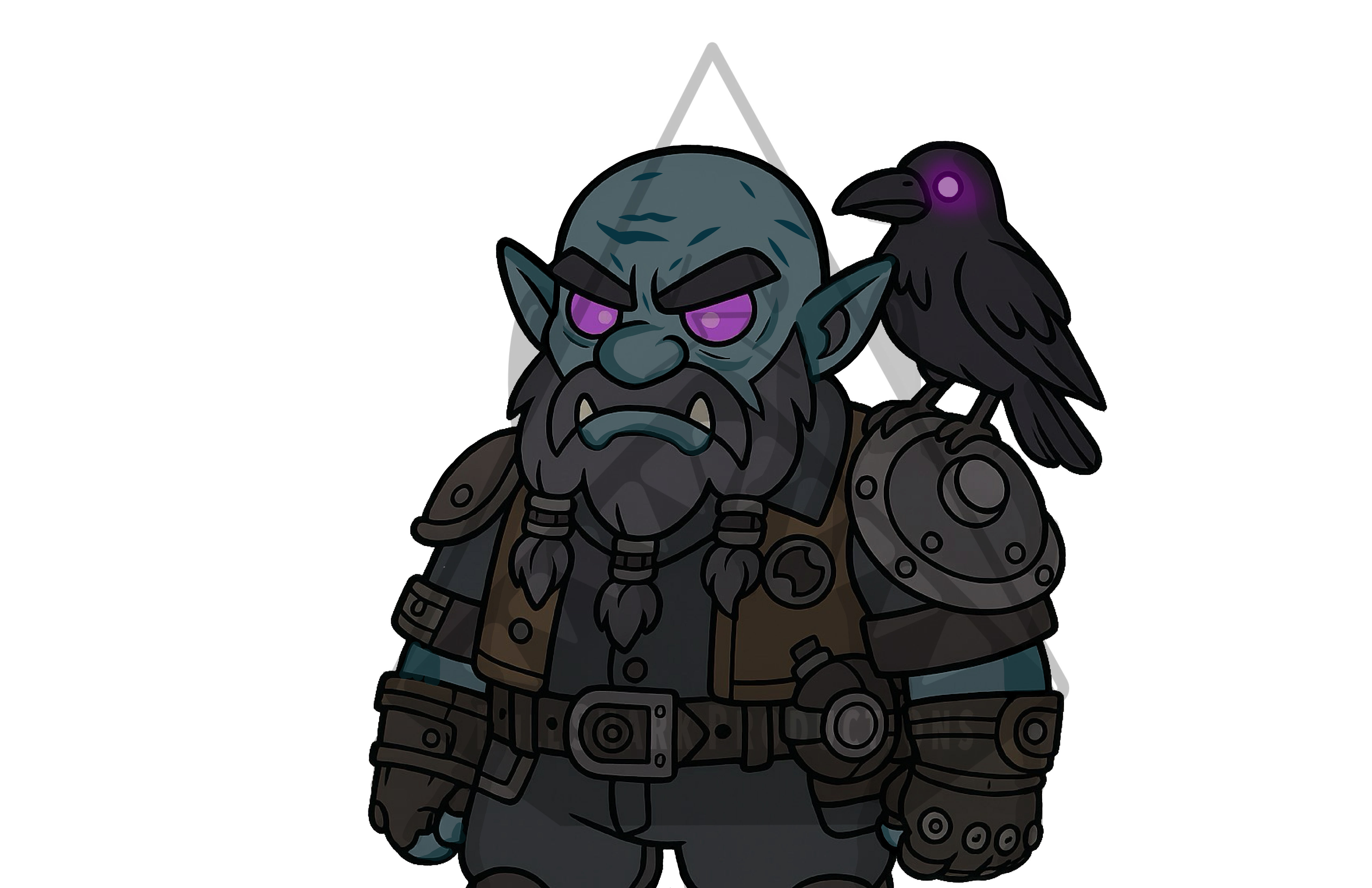 Steam Punk Dwarf Digital Artwork
