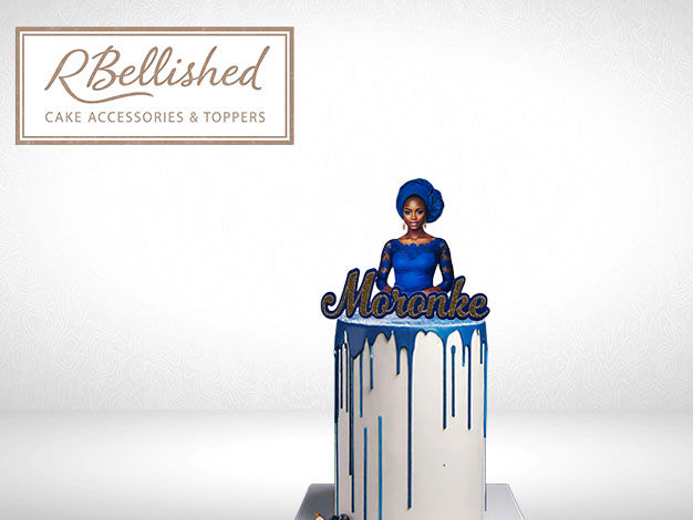 Thumbnail: Personalised Illustration & Name Cake Topper