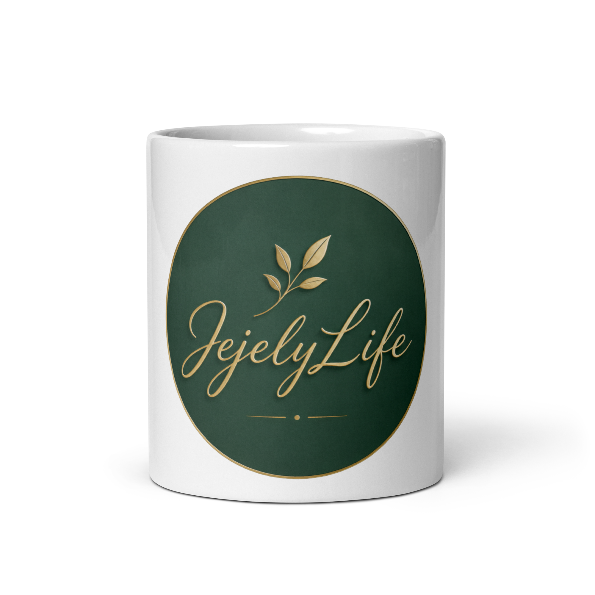 Jejely Life White Glossy Mug