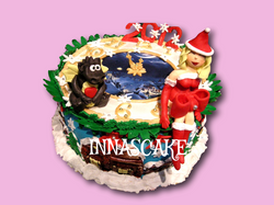Новогодний торт