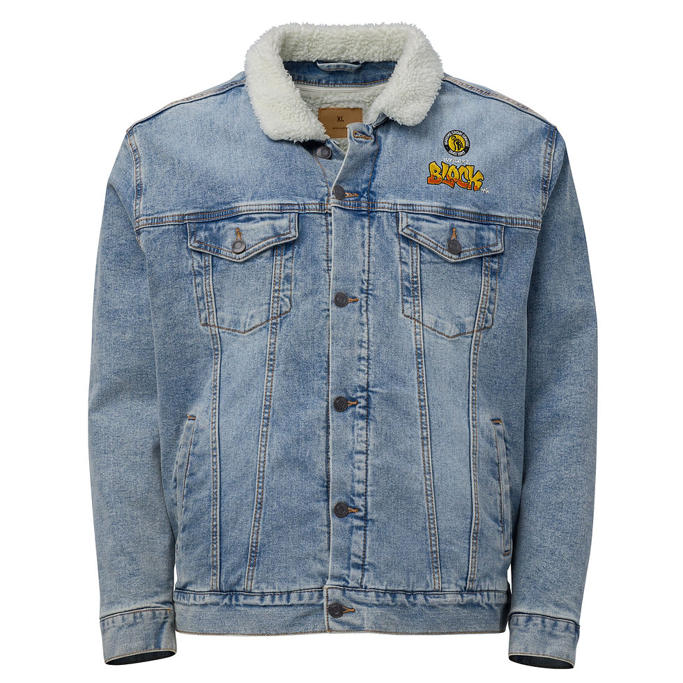 Thumbnail: WBI Logo Denim Sherpa Jacket