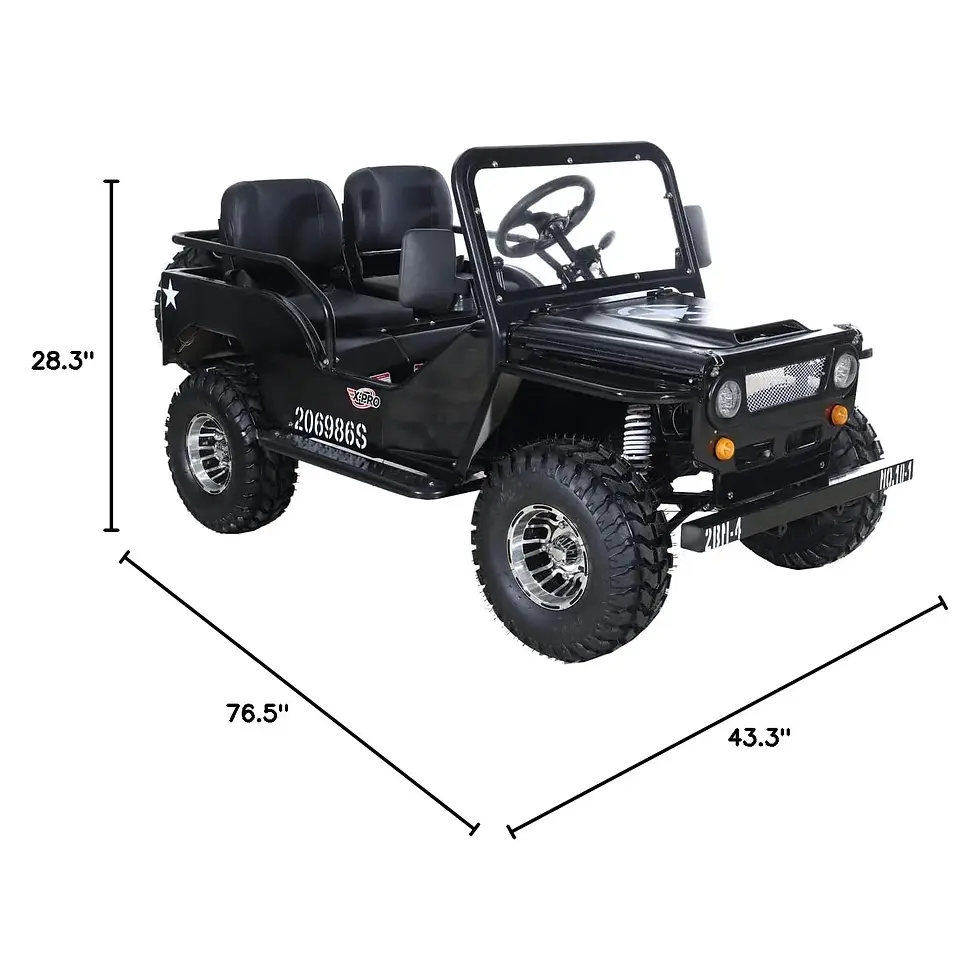 Thumbnail: X-PRO Ranger 150cc Mini Jeep Go Kart 3-Speed Semi-Auto Transmission