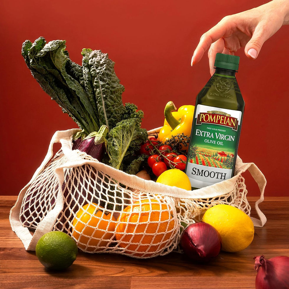 Thumbnail: Pompeian Smooth Extra Virgin Olive Oil – 68 Fl Oz Polyphenol‑Rich