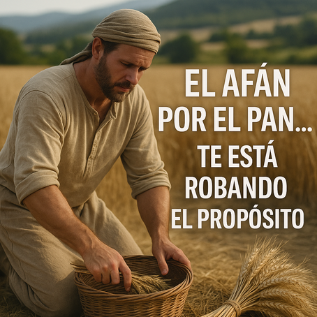 🔥 El Afán por el Pan… Te Está Robando el Propósito