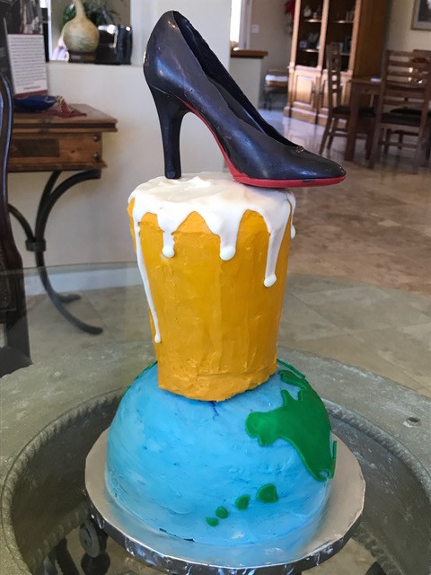 Stiletto cake