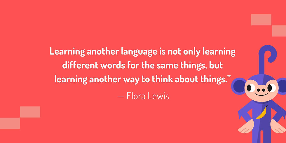 Quote of Flora Lewis about language learning