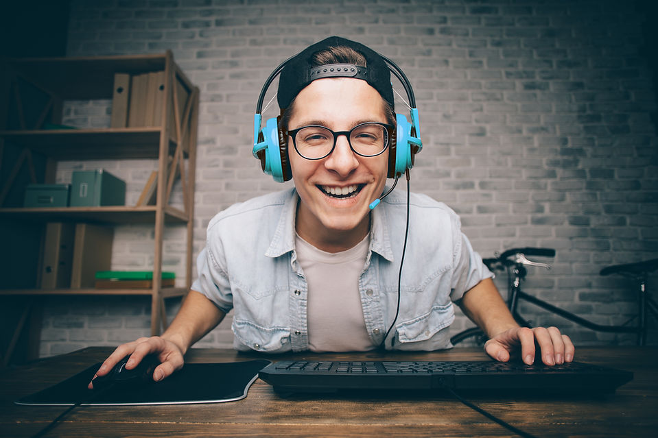 Smiling Gamer