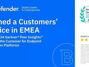 Bitdefender oceněn v průzkumu Gartner® Peer Insights™ Voice of the Customer for EPPs pro rok 2024