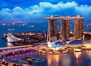 Singapore Marina bay scenic view