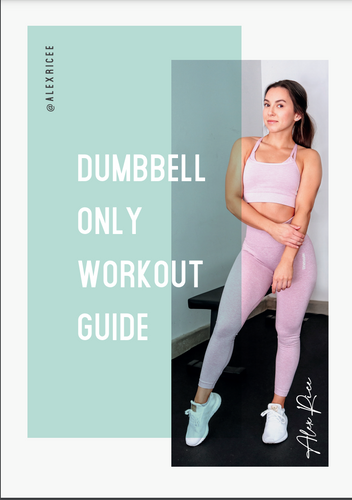 10 Week Dumbbell Only Workout Guide | Alex Rice Fitness