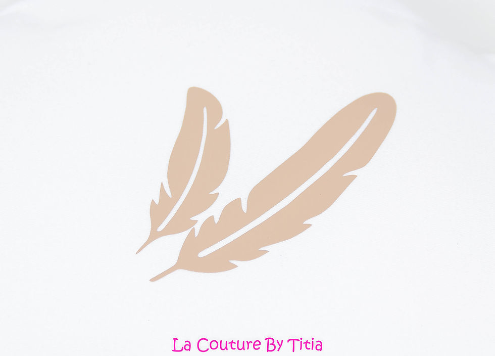Thumbnail: Tour de Lit nuage 5 coussins shabby chic étoiles beige, blanc et plumes taupe