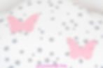 Thumbnail: Owl cloud bed bumper 5 gray, white and pink butterfly cushions
